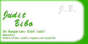 judit bibo business card
