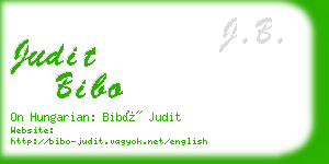 judit bibo business card